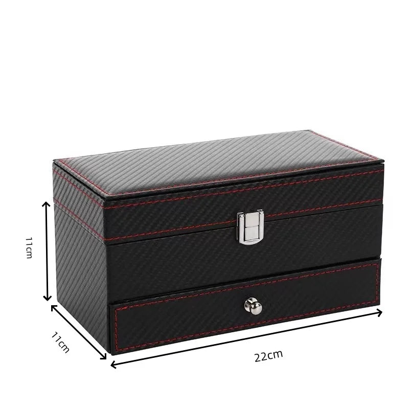 Voltex Leather Gift Box – 4-Slot Watch Storage Case