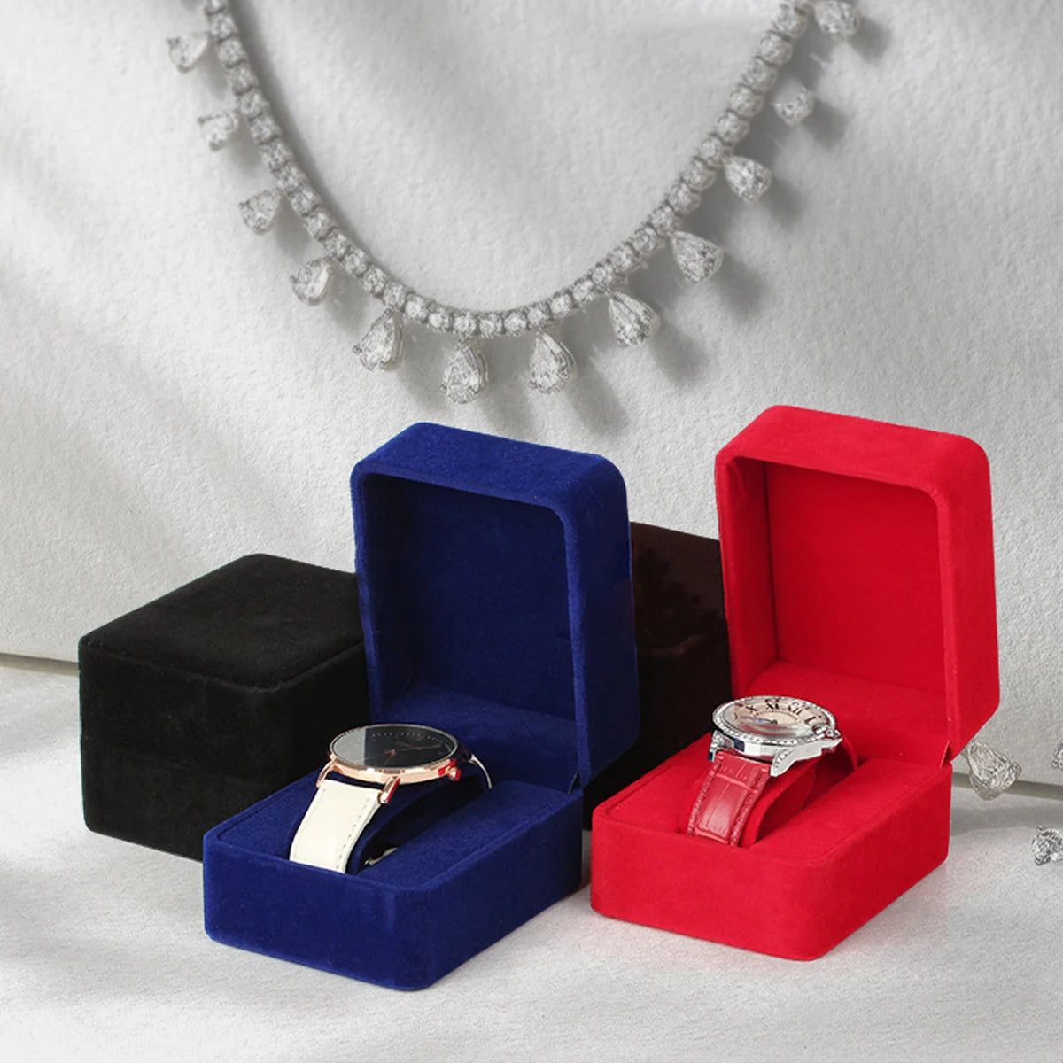 Voltex Velvet Watch Box – Premium Storage Case