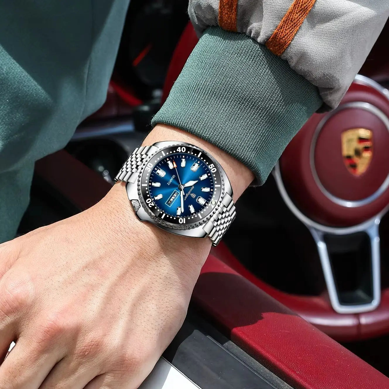 Voltex Pro Business Watch – Stainless Steel, Waterproof, Luminous Dial