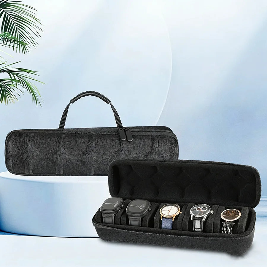 Voltex 5-Slot Watch Organiser – Travel & Display Case