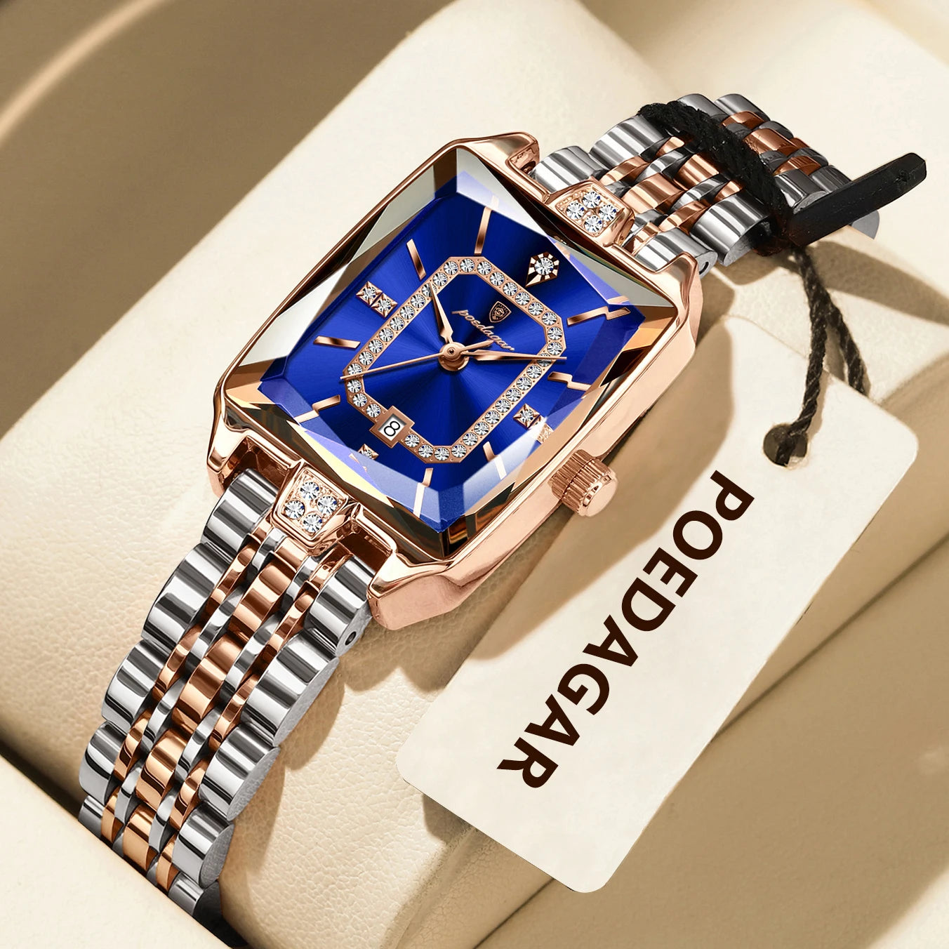 Voltex Élégance Ladies Watch – Date Display, Waterproof, Quartz
