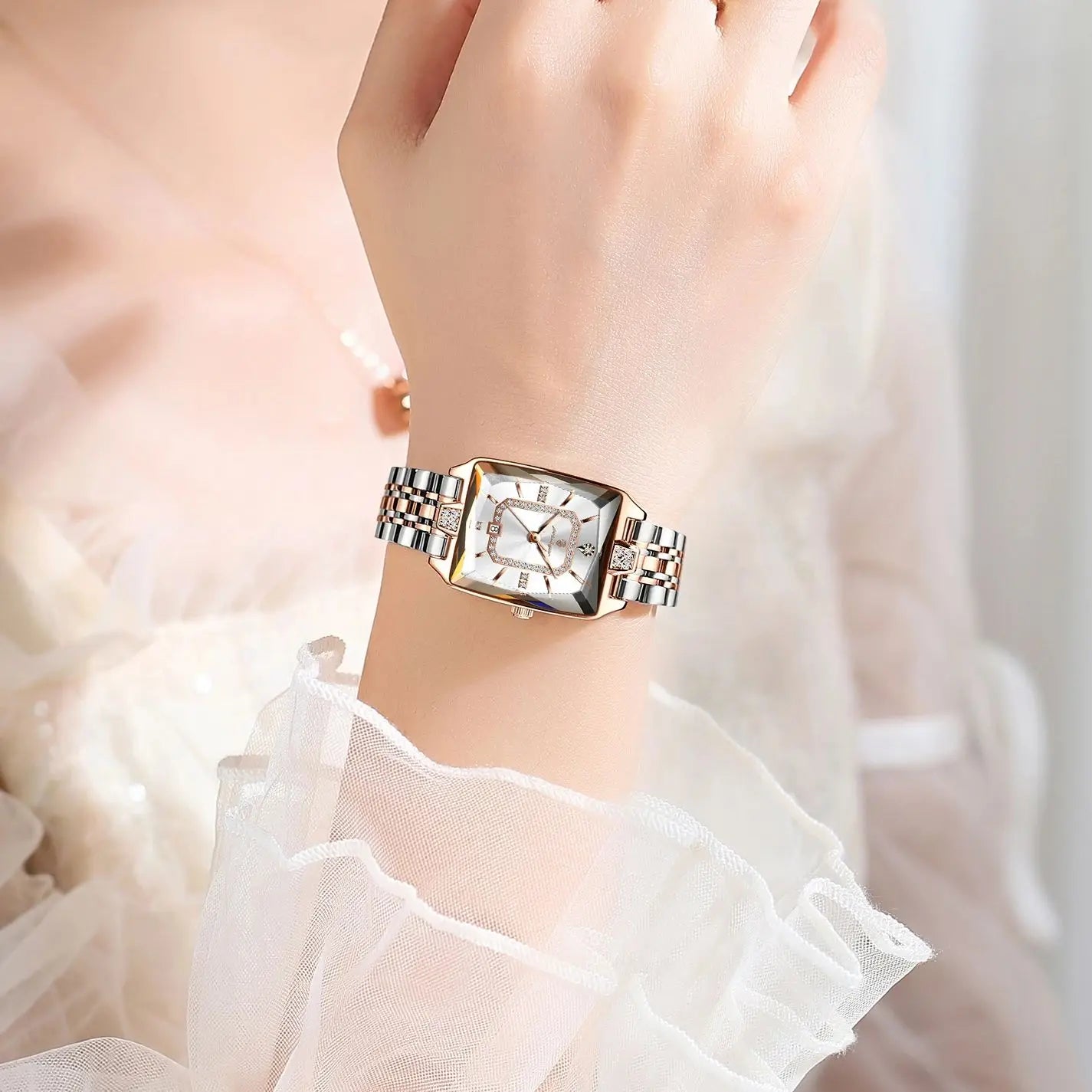 Voltex Élégance Ladies Watch – Date Display, Waterproof, Quartz