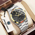 Voltex Classic Summer Watch - Stainless Steel - Textured Dial - Day Date Complication - By Paazomu