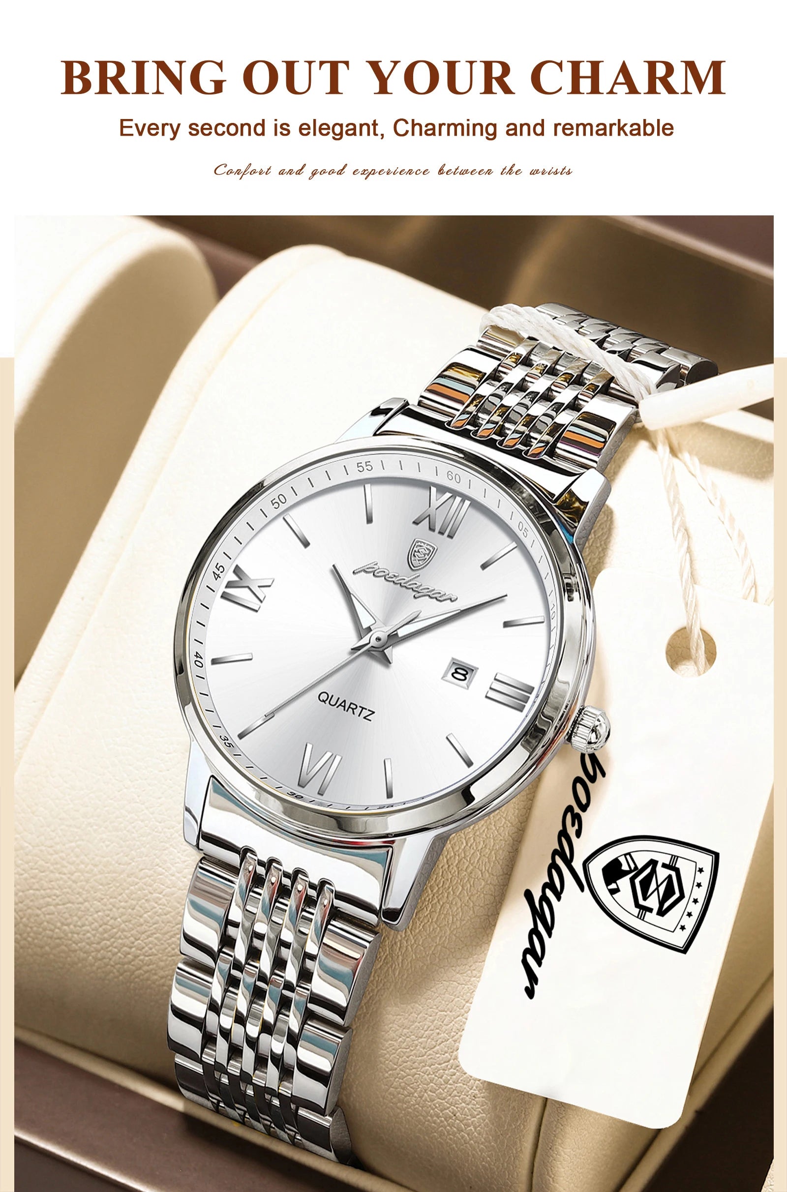 Voltex Finesse Ladies Watch – Slim Design, Luminous, Waterproof
