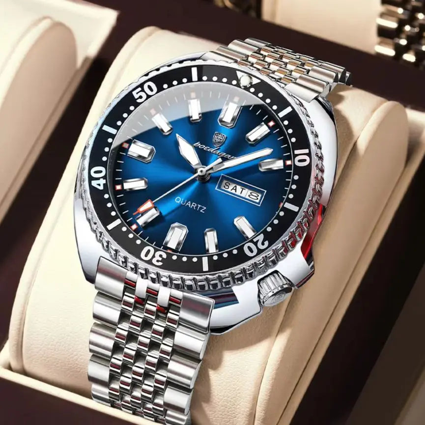 Voltex Pro Business Watch – Stainless Steel, Waterproof, Luminous Dial
