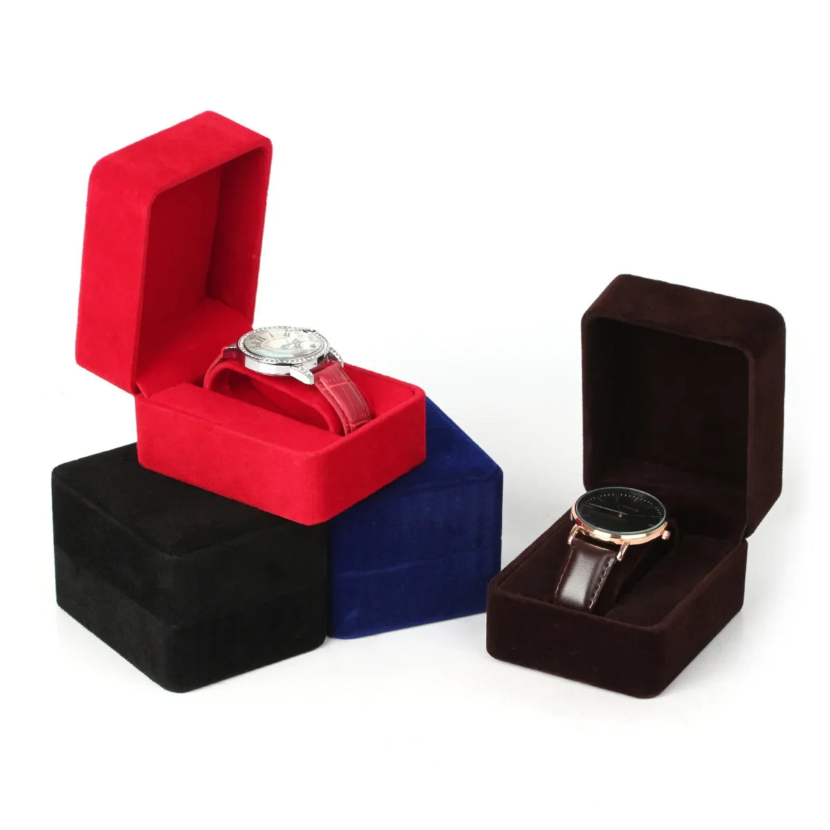 Voltex Velvet Watch Box – Premium Storage Case