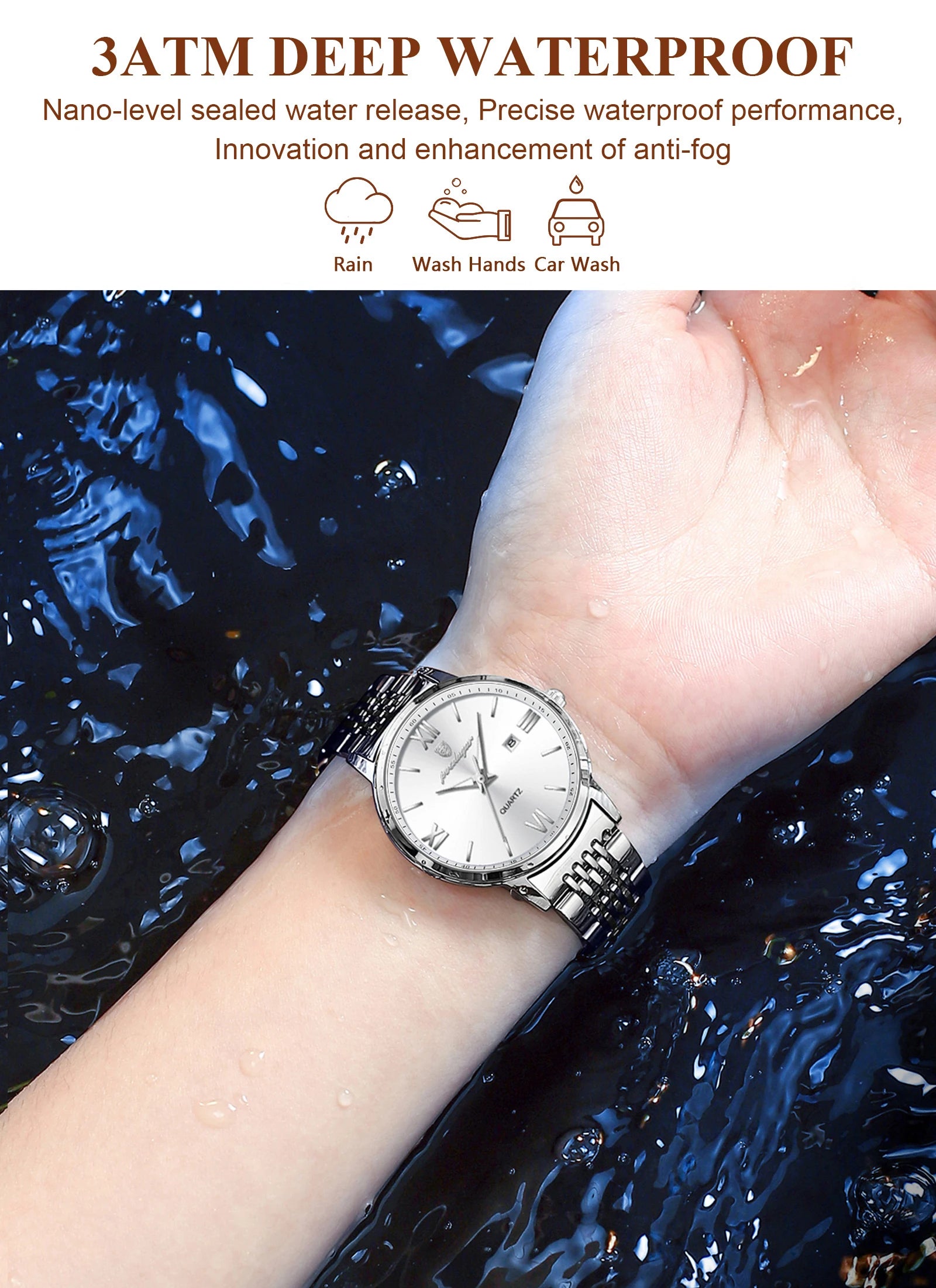 Voltex Finesse Ladies Watch – Slim Design, Luminous, Waterproof