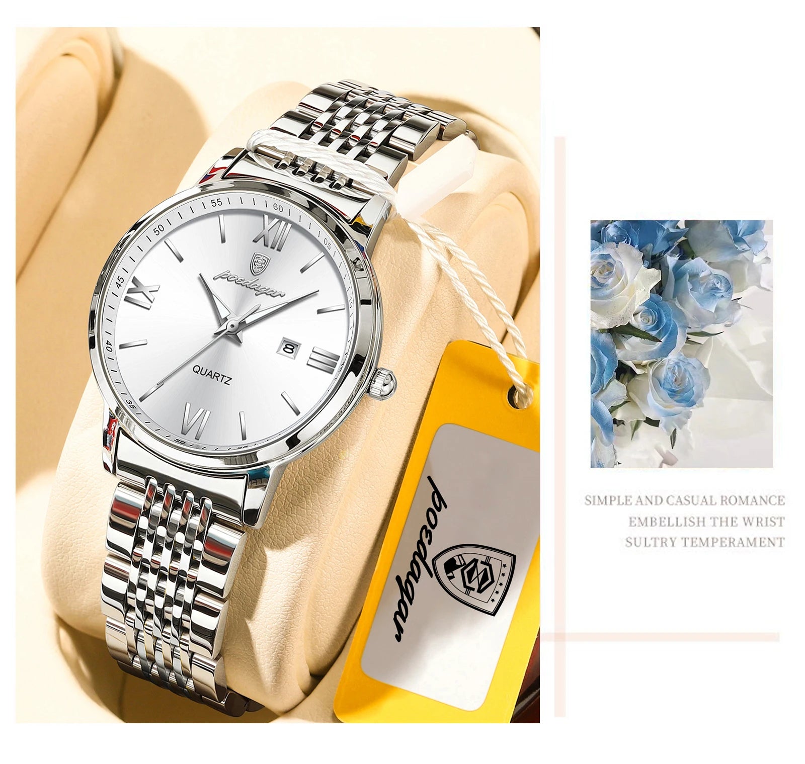 Voltex Finesse Ladies Watch – Slim Design, Luminous, Waterproof