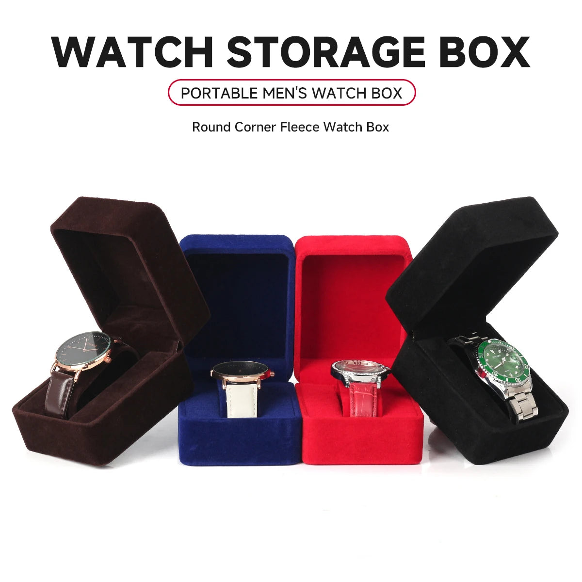 Voltex Velvet Watch Box – Premium Storage Case