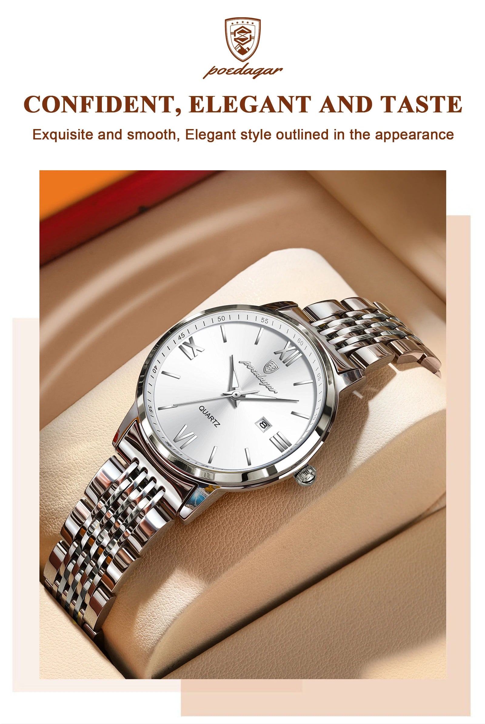 Voltex Finesse Ladies Watch – Slim Design, Luminous, Waterproof