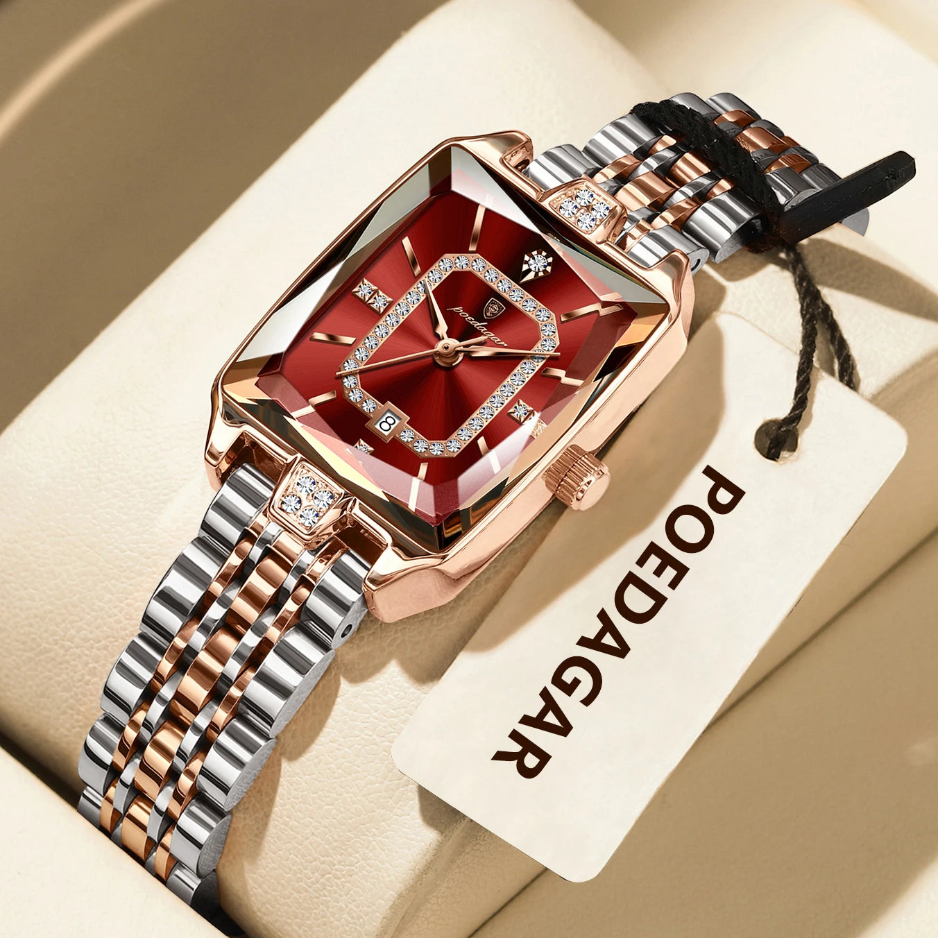 Voltex Élégance Ladies Watch – Date Display, Waterproof, Quartz
