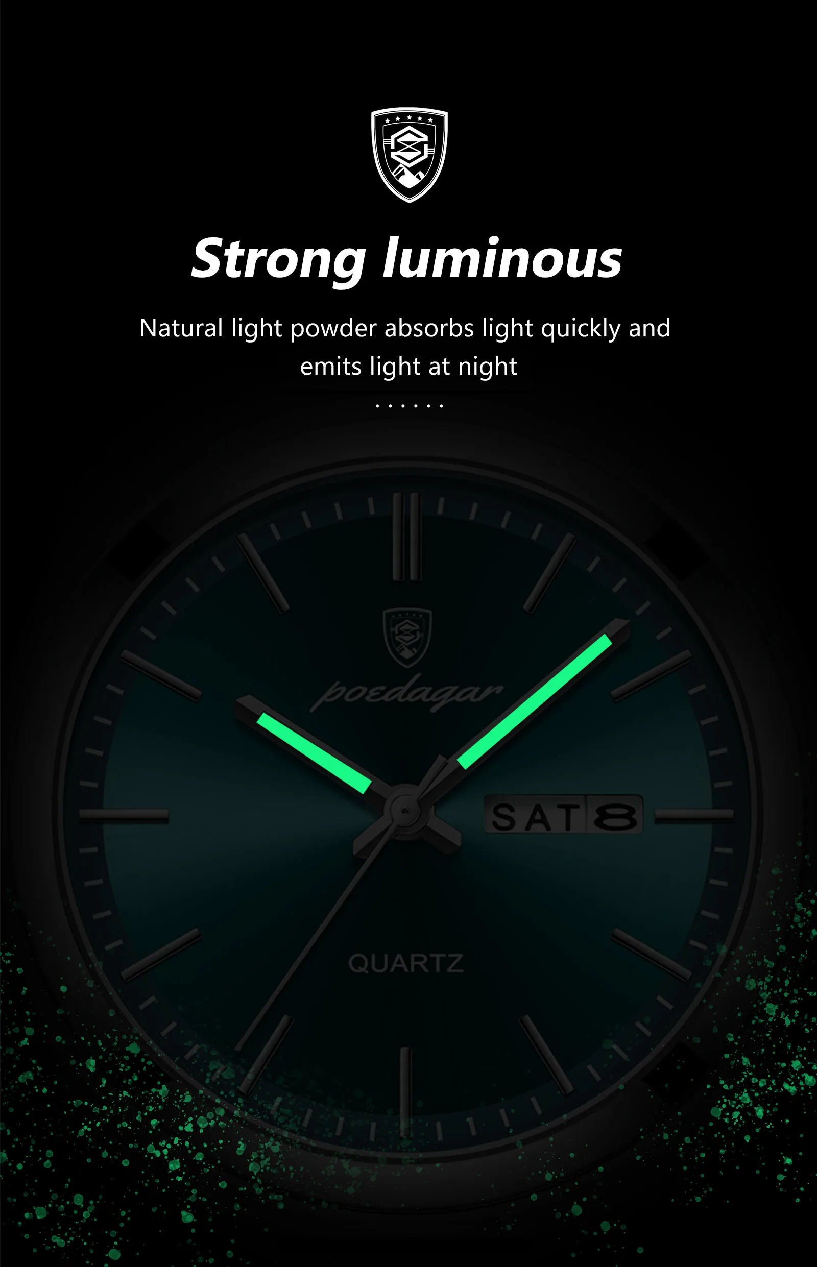 Voltex Signature Stainless Watch – Everyday Luxury, Waterproof, Luminous