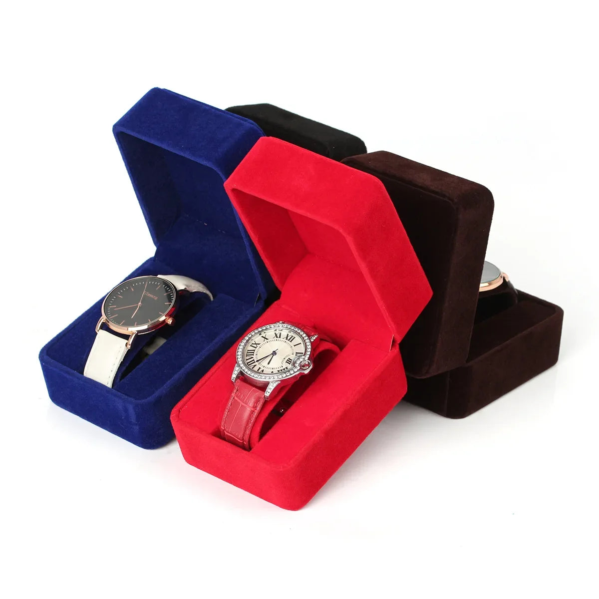 Voltex Velvet Watch Box – Premium Storage Case